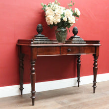 Load image into Gallery viewer, x SOLD Antique Australian Full Cedar Hall Table – Single Drawer & Shaped Front. B12550
