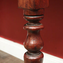 Load image into Gallery viewer, x SOLD Antique Australian Full Cedar Hall Table – Single Drawer & Shaped Front. B12550