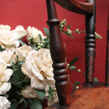 Load image into Gallery viewer, x SOLD Antique English Elm Windsor Armchair, Spindle-Back H-Stretcher Base Chair. B12082