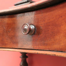 Load image into Gallery viewer, x SOLD Antique Australian Full Cedar Hall Table – Single Drawer & Shaped Front. B12550