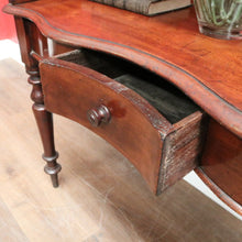 Load image into Gallery viewer, x SOLD Antique Australian Full Cedar Hall Table – Single Drawer & Shaped Front. B12550