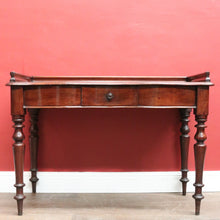 Load image into Gallery viewer, x SOLD Antique Australian Full Cedar Hall Table – Single Drawer & Shaped Front. B12550