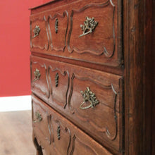 Load image into Gallery viewer, x SOLD Antique French Oak Three-Drawer Chest of Drawers or Hall Cabinet/Sideboard. B12008