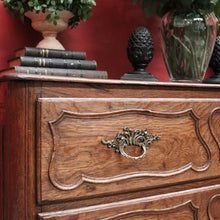Load image into Gallery viewer, x SOLD Antique French Oak Three-Drawer Chest of Drawers or Hall Cabinet/Sideboard. B12008