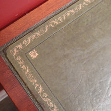 Load image into Gallery viewer, x SOLD Pair of Vintage Mahogany & Leather Side Tables – Burton Reproductions, England. B12548