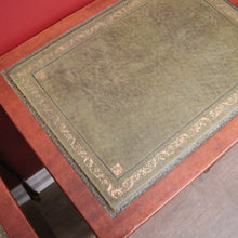 Load image into Gallery viewer, x SOLD Pair of Vintage Mahogany & Leather Side Tables – Burton Reproductions, England. B12548