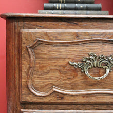 Load image into Gallery viewer, x SOLD Antique French Oak Three-Drawer Chest of Drawers or Hall Cabinet/Sideboard. B12008