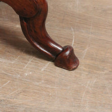 Load image into Gallery viewer, Antique Australian Cedar Side Table – Turned Pedestal, Drawer, Tri-Leg Base. B12551