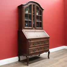 Load image into Gallery viewer, X SOLD Antique French Bookcase Bureau Writing Desk. China Cabinet or Bookcase Top. B12044