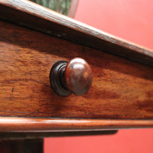 Load image into Gallery viewer, Antique Australian Cedar Side Table – Turned Pedestal, Drawer, Tri-Leg Base. B12551