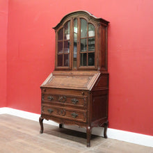 Load image into Gallery viewer, X SOLD Antique French Bookcase Bureau Writing Desk. China Cabinet or Bookcase Top. B12044