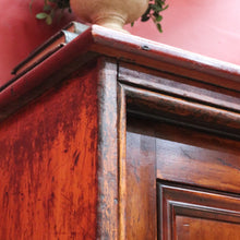 Load image into Gallery viewer, Antique Cedar Cabinet Sliding Doors Slim Storage Hall or Entry. B12952