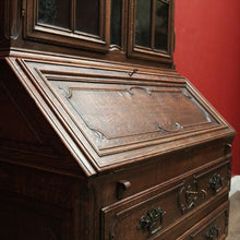 Load image into Gallery viewer, X SOLD Antique French Bookcase Bureau Writing Desk. China Cabinet or Bookcase Top. B12044
