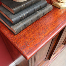 Load image into Gallery viewer, Antique Cedar Cabinet Sliding Doors Slim Storage Hall or Entry. B12952