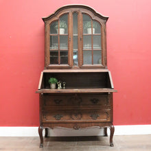 Load image into Gallery viewer, X SOLD Antique French Bookcase Bureau Writing Desk. China Cabinet or Bookcase Top. B12044