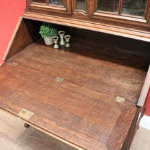 Load image into Gallery viewer, X SOLD Antique French Bookcase Bureau Writing Desk. China Cabinet or Bookcase Top. B12044