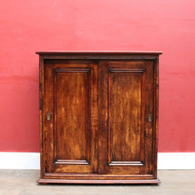 Load image into Gallery viewer, Antique Cedar Cabinet Sliding Doors Slim Storage Hall or Entry. B12952
