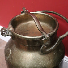 Load image into Gallery viewer, x SOLD Antique French Brass Milk Can with the original Lid, Milk Container. B12016