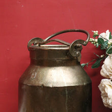Load image into Gallery viewer, x SOLD Antique French Brass Milk Can with the original Lid, Milk Container. B12016