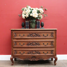 Load image into Gallery viewer, x SOLD Antique French Three Drawer Chest of Drawers, or Hall / Entry / Foyer Chest. B12009