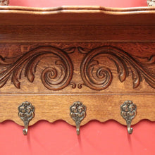 Load image into Gallery viewer, x SOLD Vintage French Coat Rack with Seven Brass Hooks, Suitable for Scarves, Hats, Coats, Umbrellas. B12035
