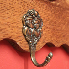Load image into Gallery viewer, x SOLD Vintage French Coat Rack with Seven Brass Hooks, Suitable for Scarves, Hats, Coats, Umbrellas. B12035
