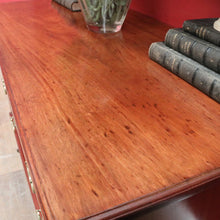 Load image into Gallery viewer, Antique English Mahogany Four Drawer Chest Brass Handles Castors. B12961