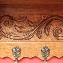 Load image into Gallery viewer, x SOLD Vintage French Coat Rack with Seven Brass Hooks, Suitable for Scarves, Hats, Coats, Umbrellas. B12035