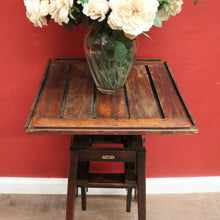 Load image into Gallery viewer, x SOLD Antique French Oak Stabilo Table de Projection, Use as a lamp table, Side Table or Plant Stand B12004