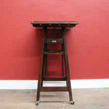 Load image into Gallery viewer, x SOLD Antique French Oak Stabilo Table de Projection, Use as a lamp table, Side Table or Plant Stand B12004