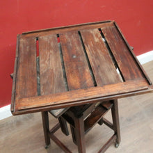 Load image into Gallery viewer, x SOLD Antique French Oak Stabilo Table de Projection, Use as a lamp table, Side Table or Plant Stand B12004