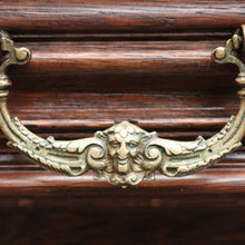 Load image into Gallery viewer, x SOLD Antique French Oak, Brass and Marble Sideboard, Hall Cabinet or Cupboard or Kitchen Dresser. B11463