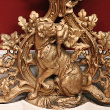 Load image into Gallery viewer, x SOLD Antique French Cast Iron Gold-painted Carved Hunting Scene Umbrella Holder or Stand. B10837