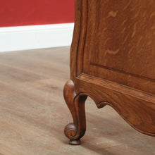 Load image into Gallery viewer, x SOLD Antique French Oak Double Bed, Headboard, Foot, Side Rails. Fits Double bed Mattress. B12033