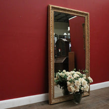 Load image into Gallery viewer, x SOLD Vintage Rectangle Gilt Framed Bevelled Edge Mirror, Wall Hanging Mirror B12098