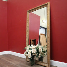Load image into Gallery viewer, x SOLD Vintage Rectangle Gilt Framed Bevelled Edge Mirror, Wall Hanging Mirror B12098