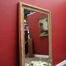 Load image into Gallery viewer, x SOLD Vintage Rectangle Gilt Framed Bevelled Edge Mirror, Wall Hanging Mirror B12098