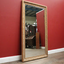 Load image into Gallery viewer, x SOLD Vintage Rectangle Gilt Framed Bevelled Edge Mirror, Wall Hanging Mirror B12098