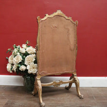 Load image into Gallery viewer, Antique c1780 French Gilt Fire Screen with Tapestry & Paper Provenance. B12558
