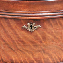 Load image into Gallery viewer, Antique Mahogany China Cabinet Three Glass Doors Curved Centre. B12977
