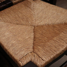 Load image into Gallery viewer, Antique Chairs, Set of Six Antique French Oak and Rush Ladder Back Kitchen or Dining Chairs. B11418