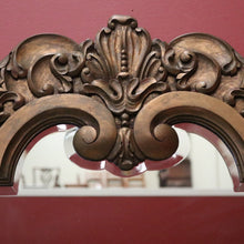 Load image into Gallery viewer, x SOLD Antique Mirror, French Gilt Framed Bevelled Edge Wall Mirror, Shield-shaped. B11309