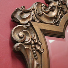 Load image into Gallery viewer, x SOLD Antique Mirror, French Gilt Framed Bevelled Edge Wall Mirror, Shield-shaped. B11309