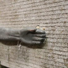 Load image into Gallery viewer, x SOLD Bluestone Cross or Crucifix with Bronze Statue of Jesus. B12119