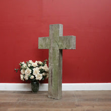 Load image into Gallery viewer, x SOLD Bluestone Cross or Crucifix with Bronze Statue of Jesus. B12119
