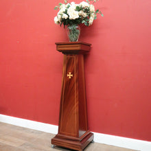 Load image into Gallery viewer, x SOLD Antique French Mahogany Church Pedestal, Statue Holder, Lectern, Pulpit. B12115