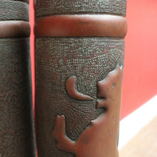 Load image into Gallery viewer, x SOLD WWI Trench Artwork/Art Shell Casing, Umbrella Holder or Door Stop. German Helmet with Eagle. B11339