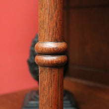Load image into Gallery viewer, x SOLD Antique French Oak and Marble Bedside Tables or Cupboards, Lamp side Tables. B12113