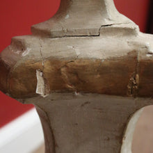 Load image into Gallery viewer, x SOLD Gilt and Painted Antique French Standard Lamp and Shade, Floor Lamp and Shade. B11318