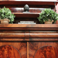 Load image into Gallery viewer, Antique English Mahogany Hall Cabinet or Cupboard with Storage and a Drawer. B12559